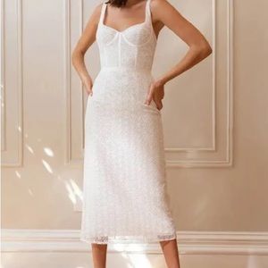 Jenny Yoo Kiernan Lace Dress - Worn Once